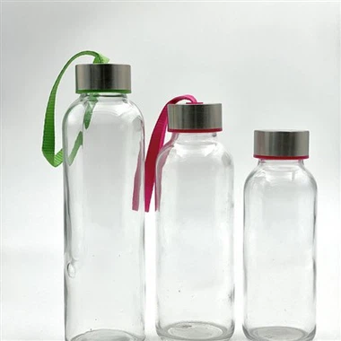 Sports Water Bottle with Stainless Steel Lid